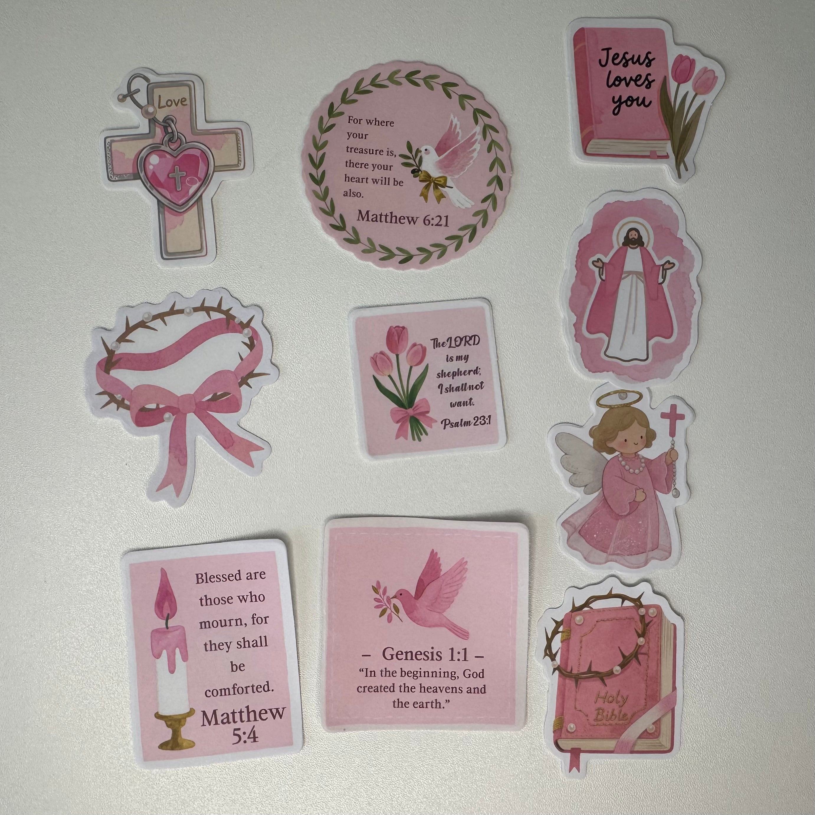 Pink Faith Sticker Set №1