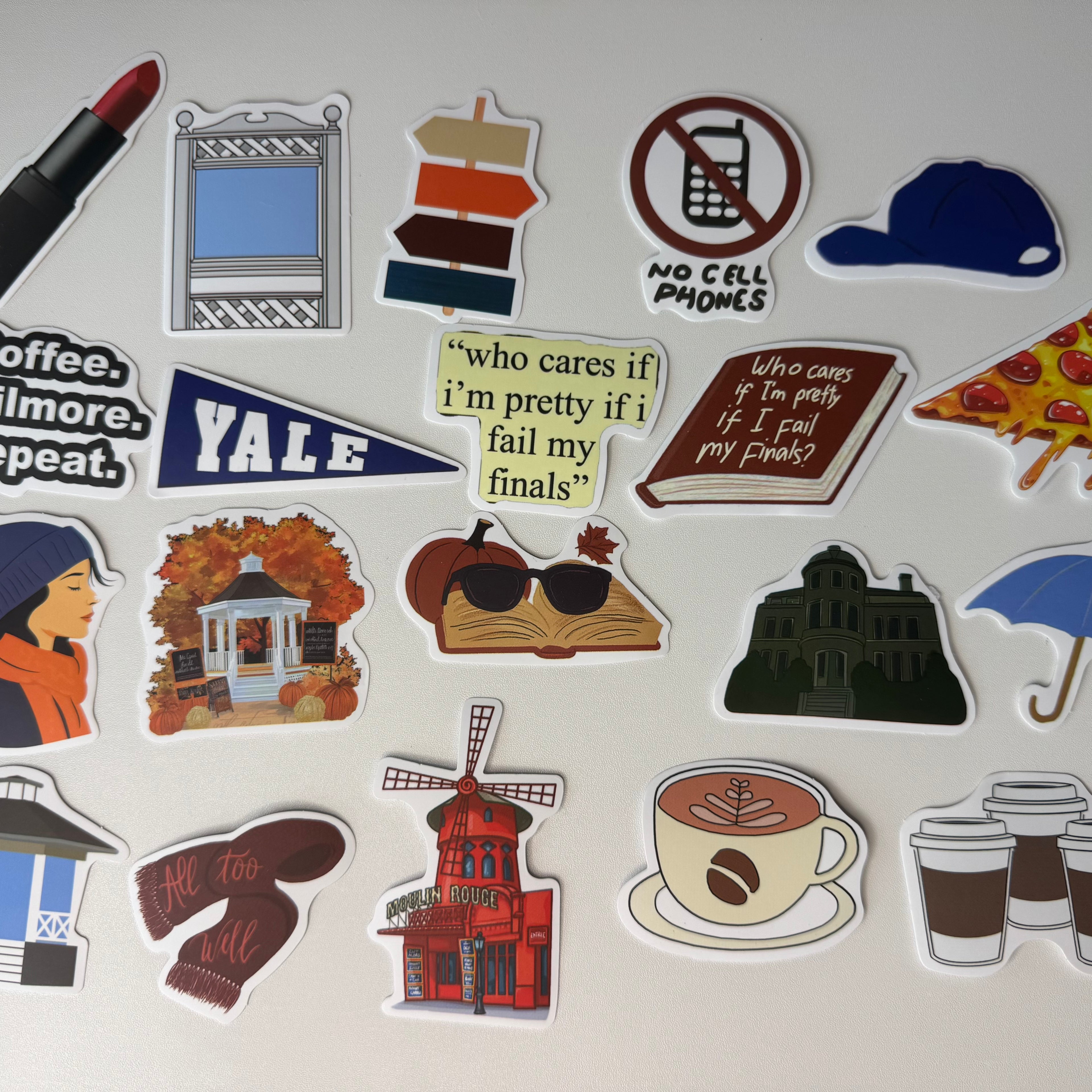 Coffee & Campus Aesthetic Sticker Set №2