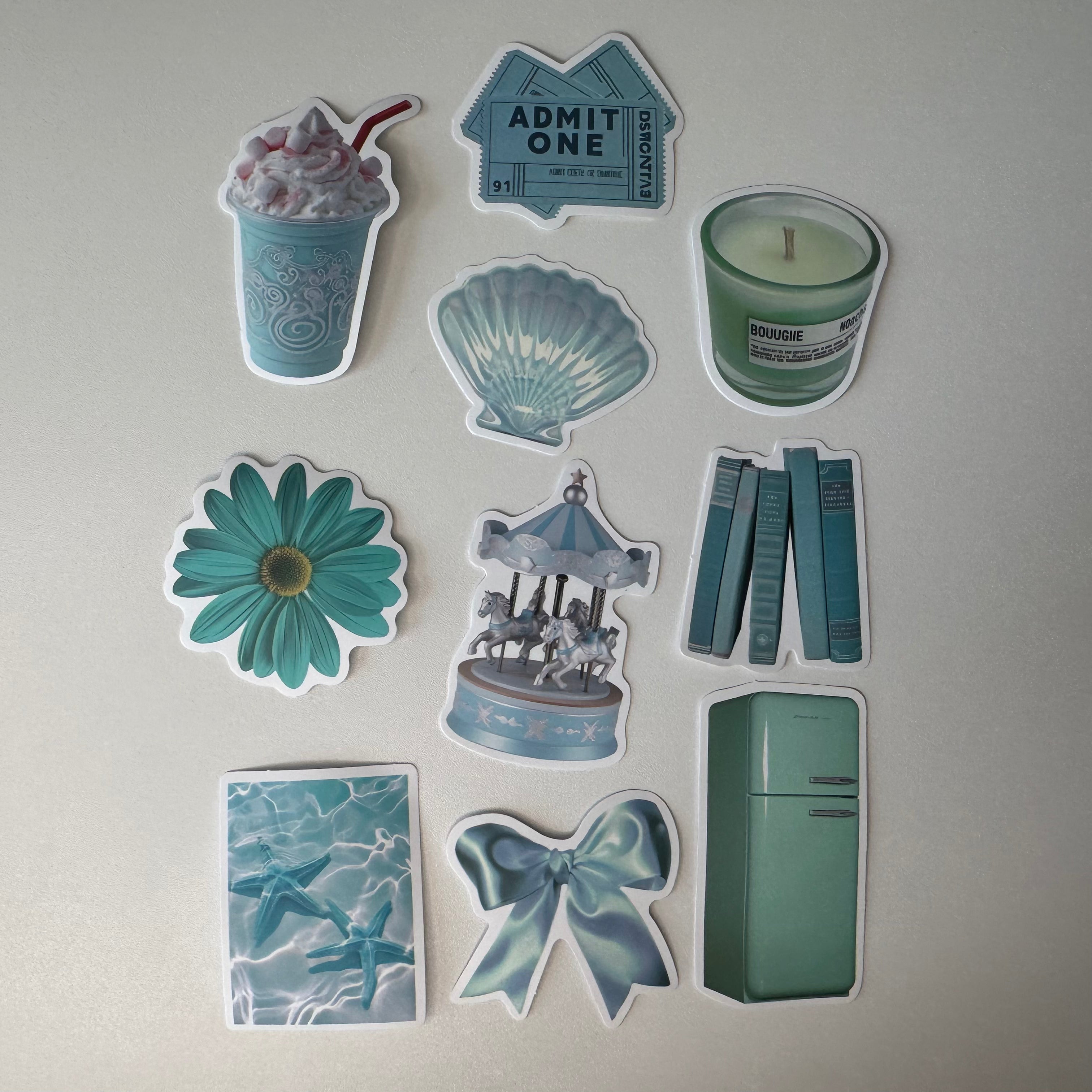 Mint Green Aesthetic Sticker Set №1