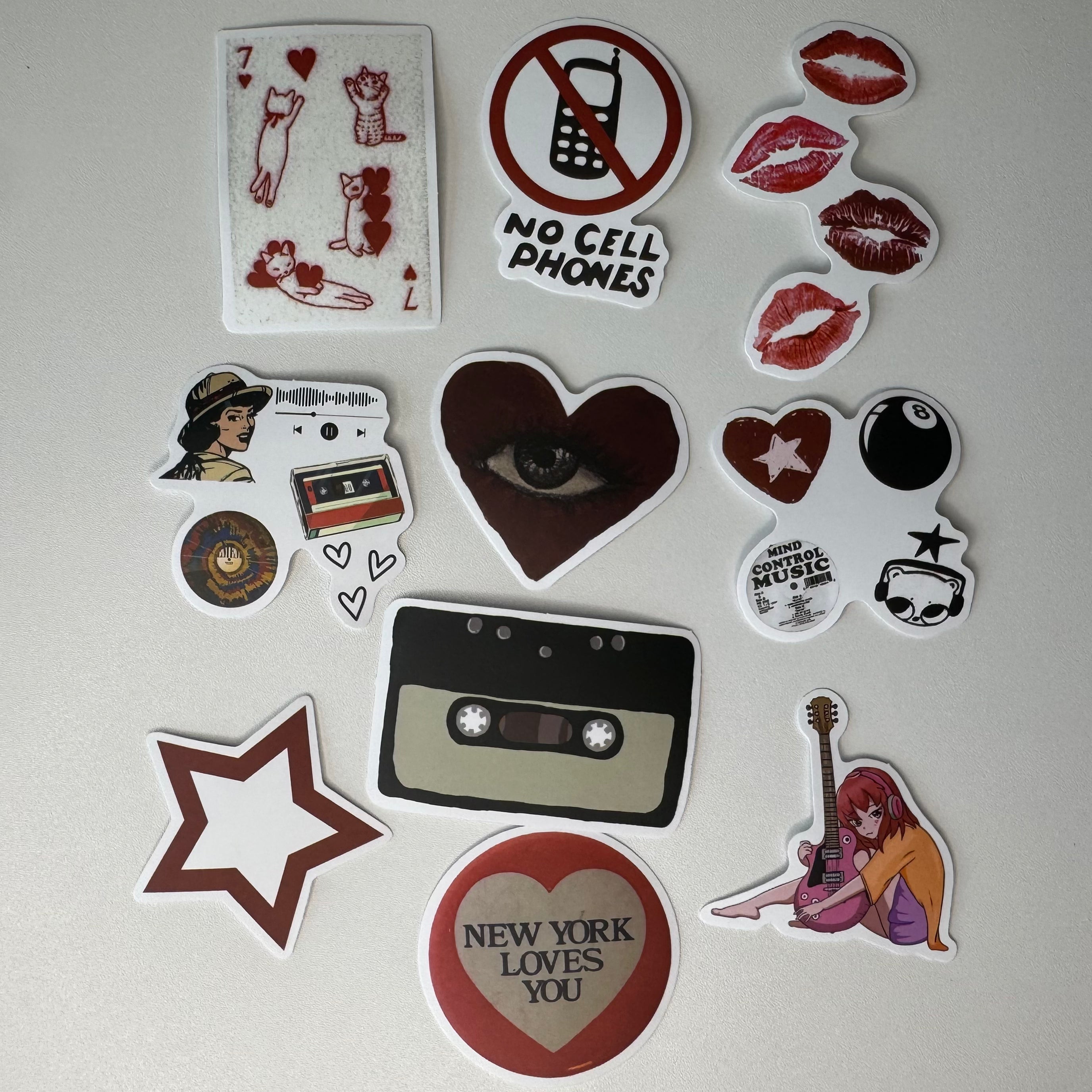 Downtown Cool Girl Sticker Set №1