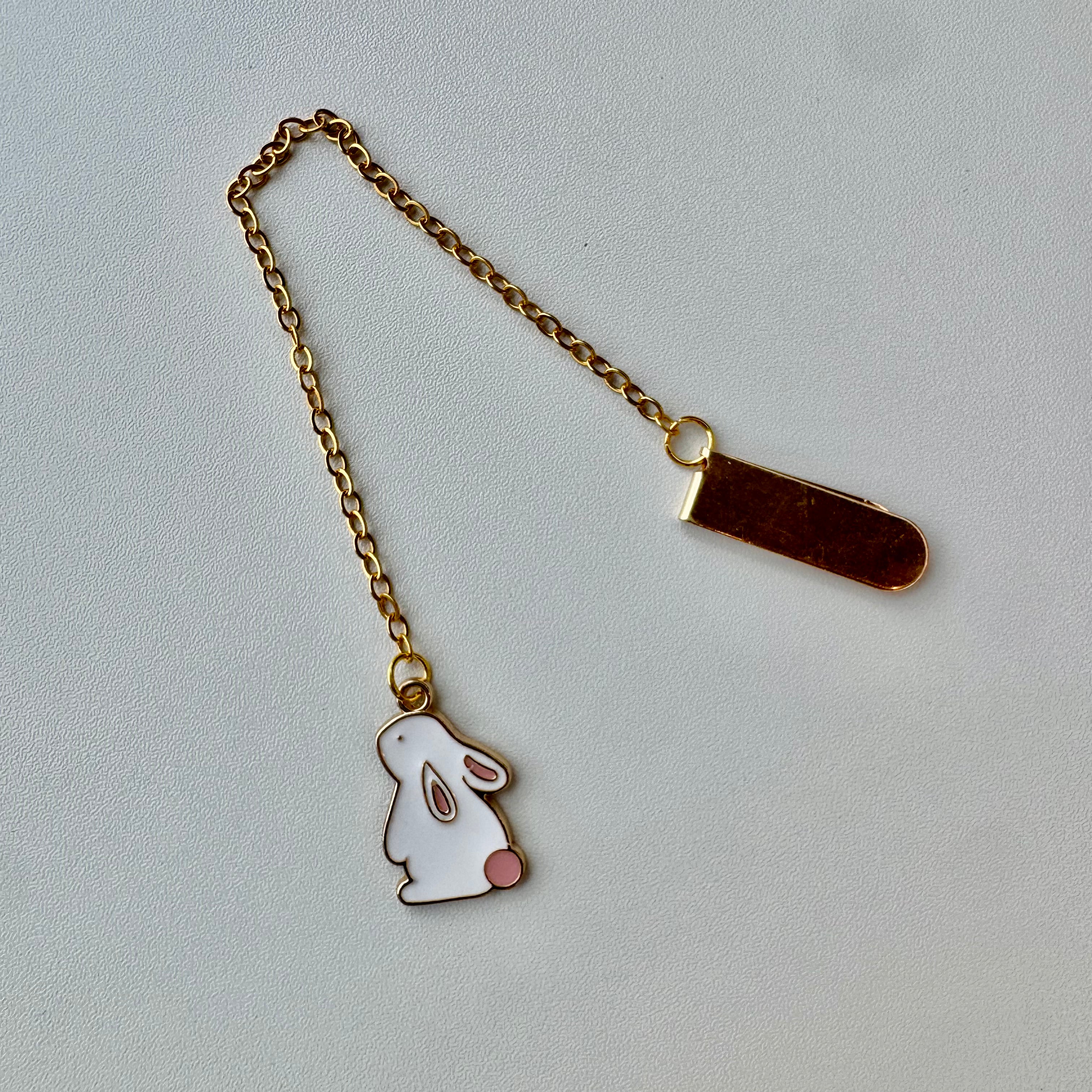 🐰 Sleepy Bunny Charm Bookmark 🐰